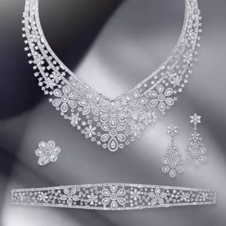 Diamond Necklace Set