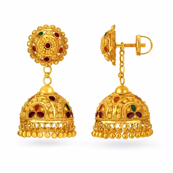 Gold Jhumka